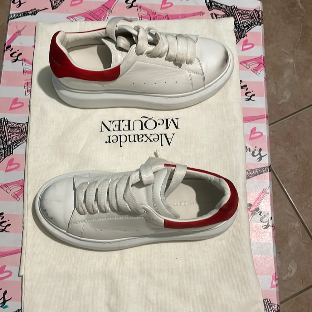 Red Alexander McQueen Kids Sneakers - Picture 8 of 15